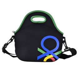 LUNCHERA NEOPRENO 30x30x17CM BLACK&WHITE BENETTON