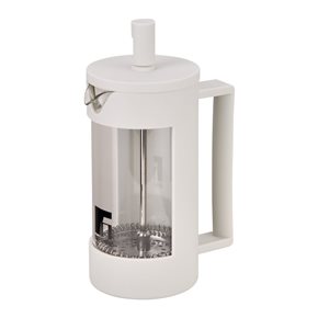 CAFETERA FRENCH 350ML VIDRIO LINES GRIS