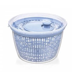 CENTRIFUGADOR PLASTICO DE VEGETALES 5LTSURTIDO EN 3 COLORES CELETE, GRIS , ROSA 25x25x17cms