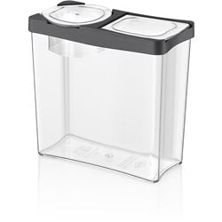 CONTENEDOR "CALISTA" 3LT P/ALIMENTOS SECOS  TAPA VERTEDORA SURTIDO CELETE-GRIS-ROSA 9.5x21x21cms