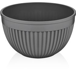 BOWL PLASTICO REDONDO "SAPPHIRE" 4LT SURTIDO EN 3 COLORES CELETE, GRIS , ROSA 24x24x13.5cms