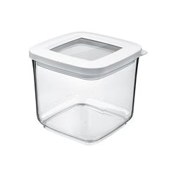 RECIPIENTE CUADRADO "TERRA"750ML P/ALIMENTOS SECOS 11x11x10cms