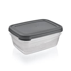 SETX2 UNID RECIPIENTE RECTANGULAR 3000ML   "COOK&KEEP" SURTIDO EN 3 COLORES CELETE, GRIS , ROSA 27.5x20x11cms