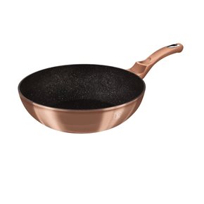 WOK D28CM ALUM. FORJADO ROSE GOLD BERLINGER