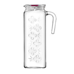 JARRA VIDRIO 1200CC C/ TAPA BLOOM LAV