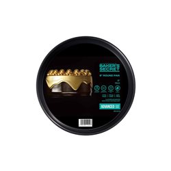 TORTERA ANTIADHERENTE D24x5CM 0.9MM ADVANCED NEGRO BAKERS SECRET