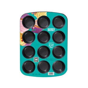 MOLDE MUFFIN x12 ANTIAD. 27x37x4CM/0.5MM ESSENTIAL