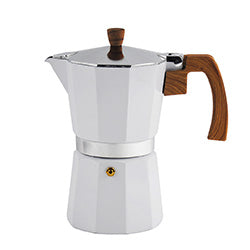 CAFETERA ITALIANA ALUMINIO BASTIANI BLANCO 300ML 6T