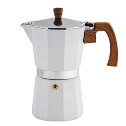 CAFETERA ITALIANA ALUMINIO BASTIANI BLANCO 450ML 9T