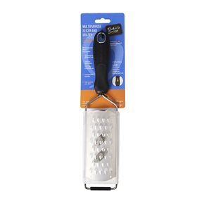 RALLADOR GRUESO PP/ACERO INOX. NEGRO
