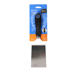 ESPATULA CURVA PP/ACERO INOX. NEGRO