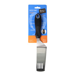 CUCHILLO DE QUESO PP/ACERO INOX. NEGRO