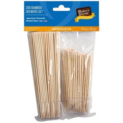 SET PALITOS BAMBOO 100PCS-10CM Y 100PCS-15CM