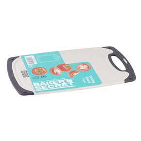 TABLA PLASTICO 38x25CM GRIS