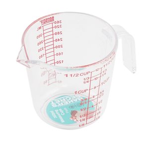 JARRA MEDIDORA PS 360ML TRANSPARENTE