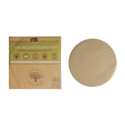 SET 120 HOJAS REDONDAS PAPEL MANTECA D23CM