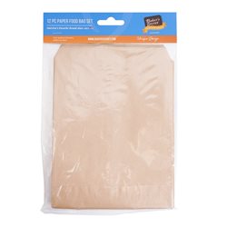 SET 12 SOBRES DE PAPEL PARA COMIDA 14x19.5CM