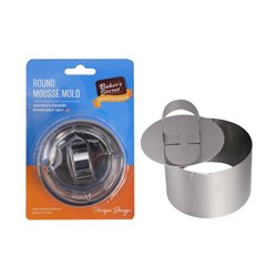 MOLDE CILINDRO 8x5.5CM ACERO INOX.