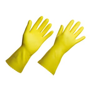 GUANTE VINILO GRANDE AMARILLO