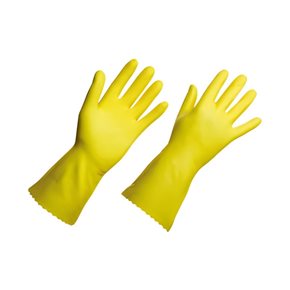 GUANTE VINILO MEDIANO AMARILLO