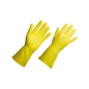 GUANTE VINILO PEQUEÑO AMARILLO