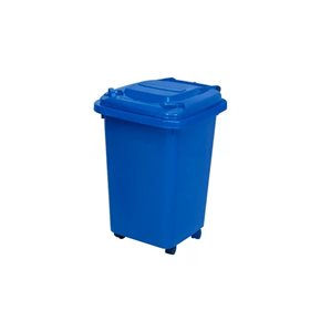 CONTENEDOR TACHO DE BASURA 50LT. AZUL
