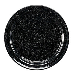 PLATO 32CM ACERO VITRIFICADO NEGRO CINSA