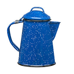 CAFETERA 600ML ACERO VITRIFICADO AZUL CINSA