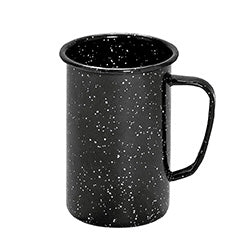 JARRA 620CM D9x12.5CM ACERO VITRIFICADO NEGRO CINSA