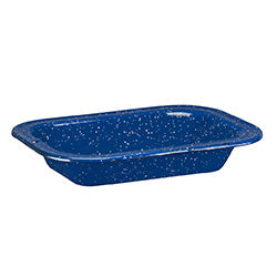 ASADERA 24CM ACERO VITRIFICADO AZUL CINSA