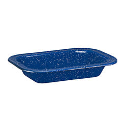 ASADERA 26CM ACERO VITRIFICADO AZUL CINSA