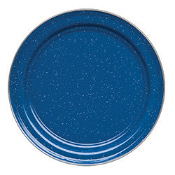 PLATO 22CM ACERO VITRIFICADO AZUL CINSA