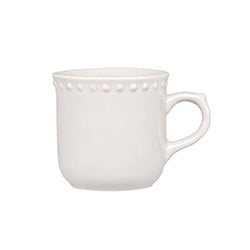 TAZA 290ML CERAM BLANCA EMBOSS MAUVE SANTA ANITA
