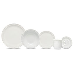SET VAJILLA 30PCS MAUVE BLANCO SANTA ANITA