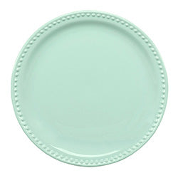 PLATO MESA 27CM CERAMICA MAUVE VERDE AGUA S.ANITA