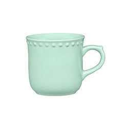 TAZA 290ML CERAMICA MAUVE VERDE AGUA SANTA ANITA