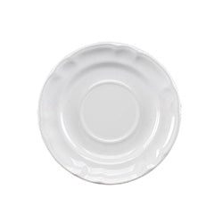 PLATO P/TAZA16CM CERAM BLANCO BARROCO SANTA ANITA