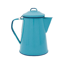 CAFETERA 1.5 LTS ACERO VITRIFICADO TURQUESA CINSA