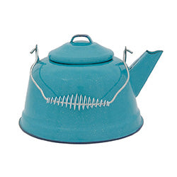 TETERA 2.3LTS ACERO VITRIFICADO TURQUESA CINSA