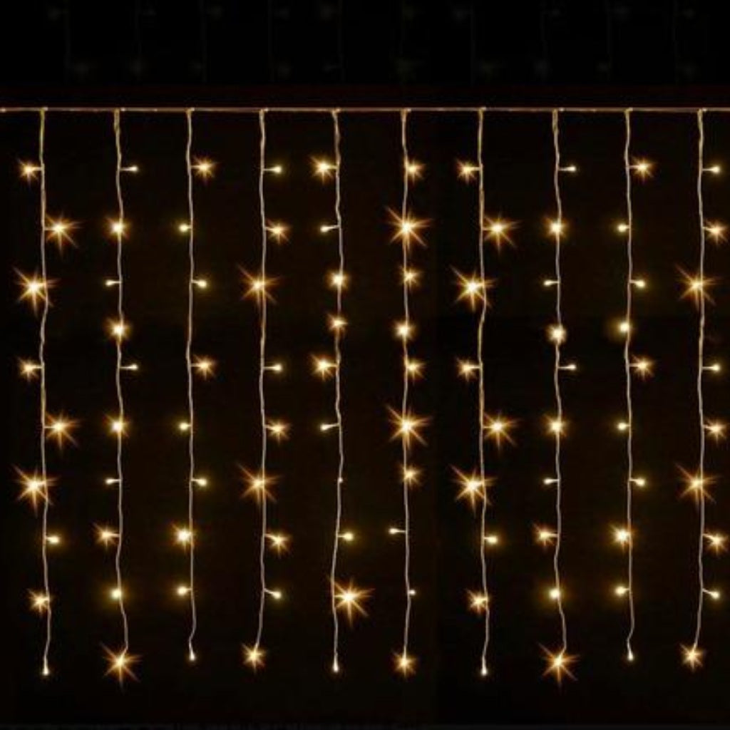 Cortina de Luces Decorativa 200 x 200cm 200 Luces Cálida LUMILY