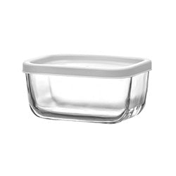 SET X2 RECIPIENTE 405CC C/TAPA GRIS CUBE LAV
