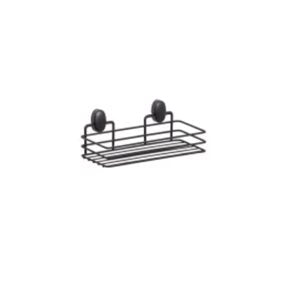 ORGANIZADOR RECTANGULAR 11X24CM CROMADO NEGRO