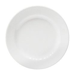 PLATO LLANO  BLANCO 230GR MELAMINA. 23X2CM