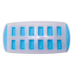 CUBETERA 12 CUBOS PLASTICO VERDE/CELESTE