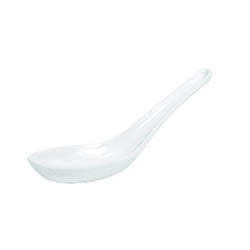 CUCHARA DEGUSTACION 14CM BLANCO 18GR MELAMINA