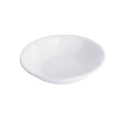 PLATO DE SALSA D9CM BLANCO 40GGR MELAMINA