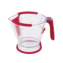 JARRA MEDIDORA C/ FILTRO 1Lt PLASTICO ROJO ZYLISS