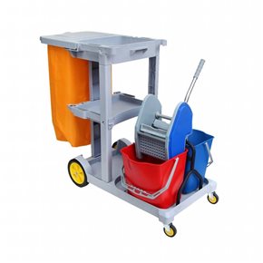 Carro Limpieza porta elementos c/escurridor