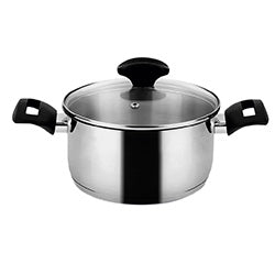 OLLA C/TAPA 3LTS ALAIA AC.INOX INDUCC. D18xH12CM