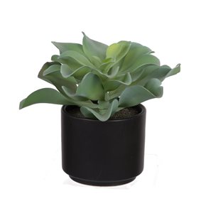 SUCULENTA ARTIFICIAL C/BASE 19x19x16CM